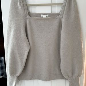 H&M square neck sweater
